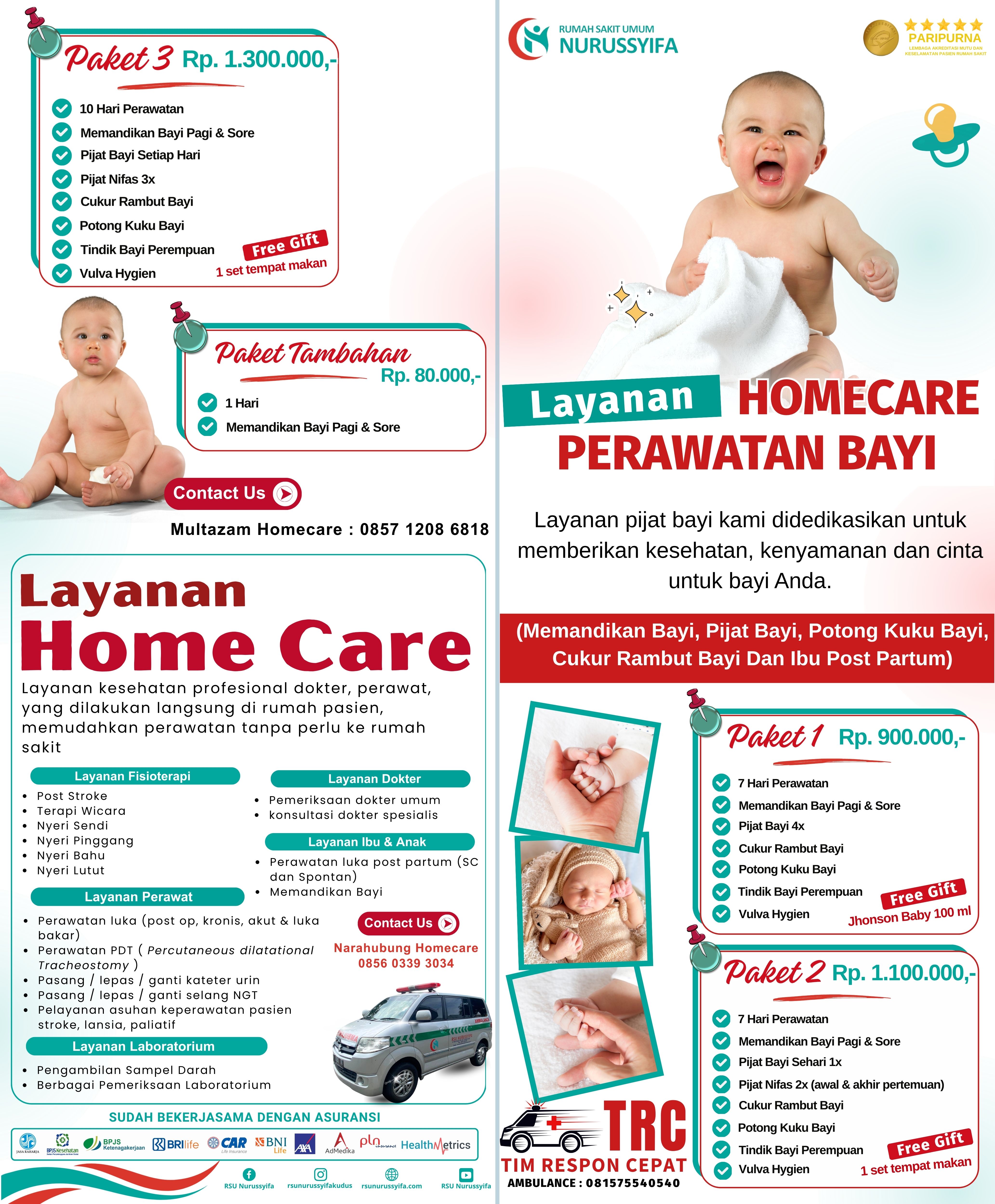 LAYANAN HOMECARE PERAWATAN BAYI