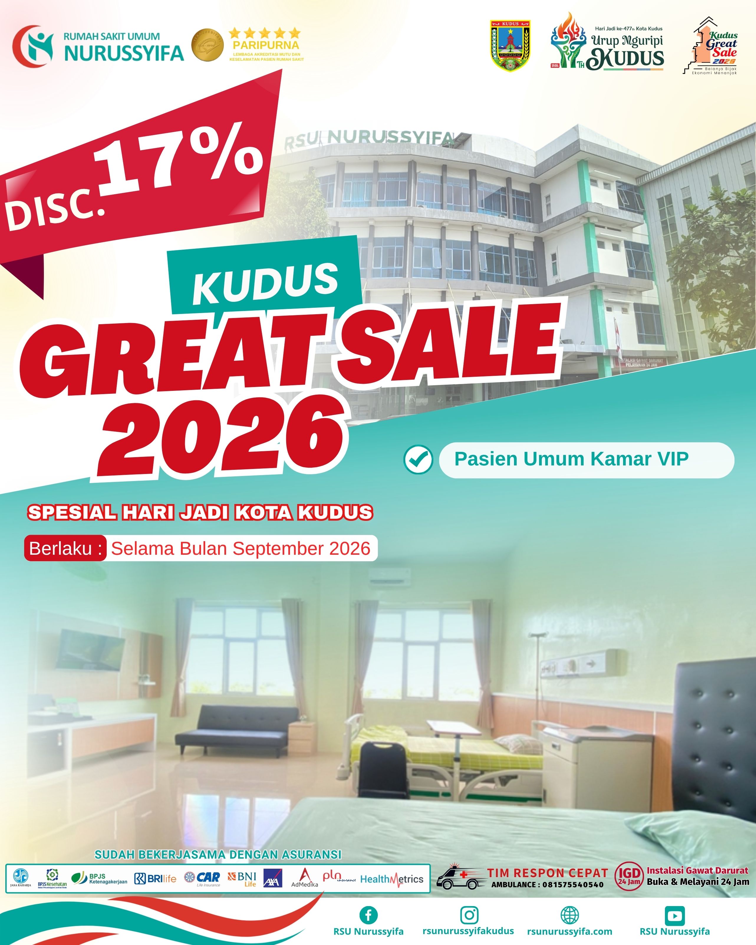 KUDUS GREAT SALE 2026 DISK 17%
