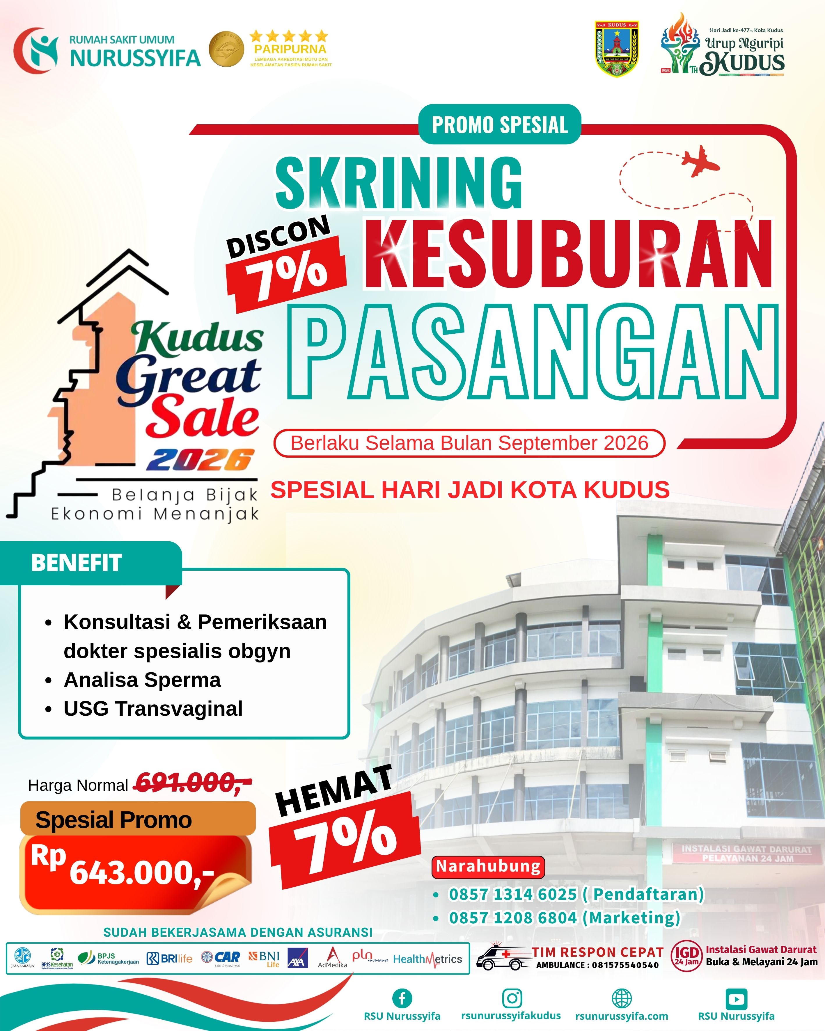 SKRINING KESUBURAN PASANGAN (Spesial Kudus Great Sale 2026)